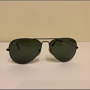 Ray Ban Aviators Unisex Black
